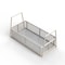 Anysizebasket Rectangular Wire Mesh Basket: 12Lx6Wx3H, 304 SS, 1/4 Rod Frame, Stacking Handles, Mesh: 30 x .012 TMT-120060030-A30S - alternate 1